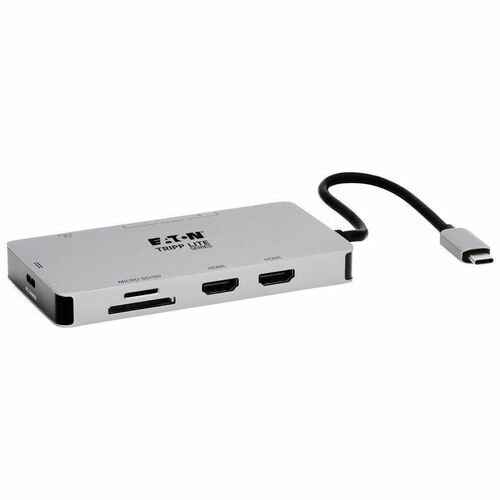 Estación de acoplamiento Tripp Lite by Eaton U442-DOCK8G-GG - para monitor, TV, computadora portátil,