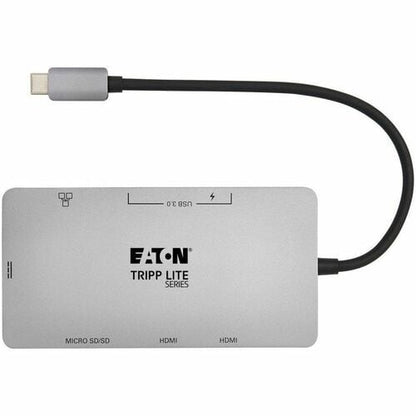 Station d'accueil Tripp Lite by Eaton U442-DOCK8G-GG - pour moniteur, téléviseur, ordinateur portable,
