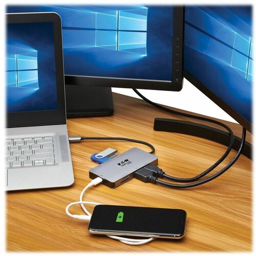 Station d'accueil Tripp Lite by Eaton U442-DOCK8G-GG - pour moniteur, téléviseur, ordinateur portable,