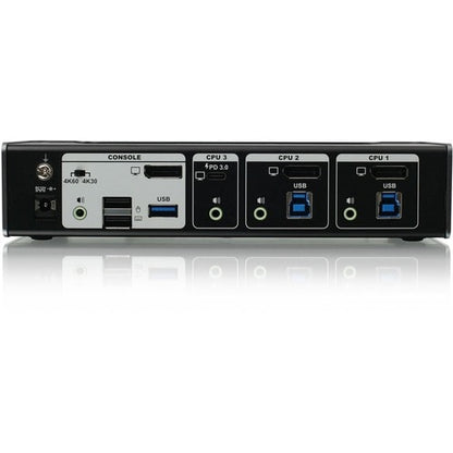3PORT USB-C AND DISPLAYPORT KVMP SWITCH WITH POWER DELIVERY