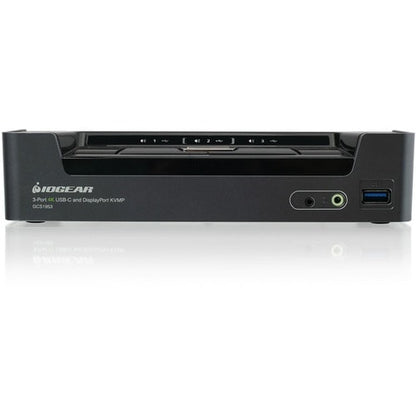 3PORT USB-C AND DISPLAYPORT KVMP SWITCH WITH POWER DELIVERY