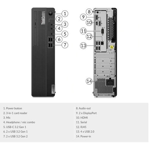 FR TOPSELLER ORDINATEUR DE BUREAU TC M75S GEN 2 A3P5350GB 8GB N W10P