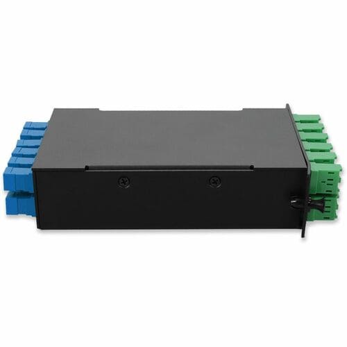 Cassette AddOn 4 baies 24 fibres 12 entrées duplex CS