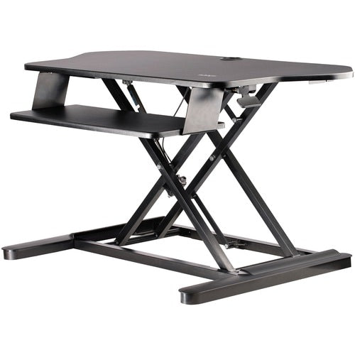 StarTech.com Corner Sit Stand Desk Converter with Keyboard T