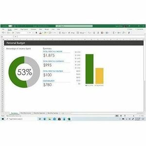 Microsoft Office 2021 Home & Business FPP - Complete Product - 1 PC/Mac - Medial