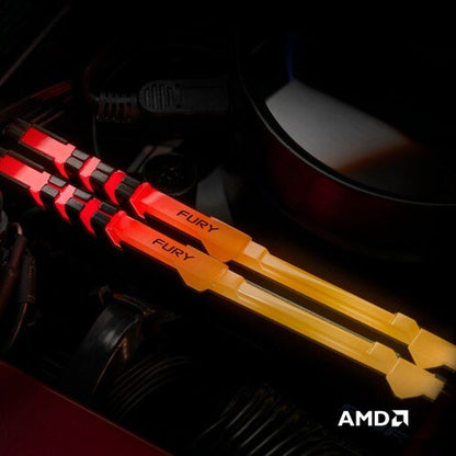 KIT DE 2 DIMM FURY RENEGADE RGB DE 64 GB, 3000 MHZ, DDR4 CL16