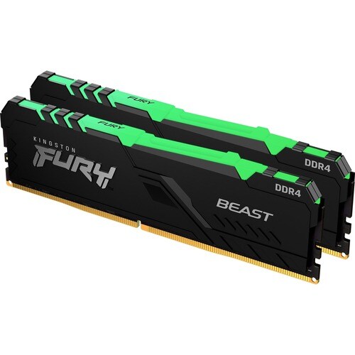 32GB 3200MHZ DDR4 CL16 DIMM KIT OF 2 FURY BEAST RGB