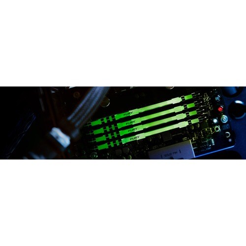 Kit de 4 modules DDR4 CL16 32 Go 3 200 MHz DIMM FURY BEAST RGB
