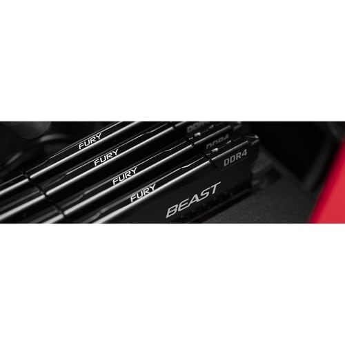 128GB 3200MHZ DDR4 CL16 DIMM KIT OF 4 FURY BEAST BLACK