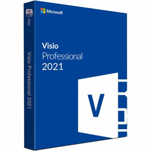 Microsoft Visio 2021 Professional - Box Pack - 1 PC - Medialess - Designing - Fr