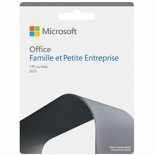 Microsoft Office 2021 Home & Business - Box Pack - 1 PC/Mac - Medialess - French