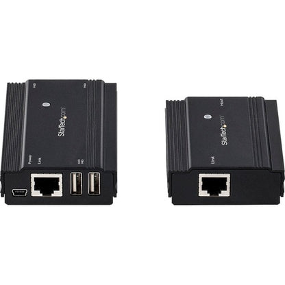Concentrador extensor USB 2.0 de 4 puertos StarTech.com sobre cable Ethernet CAT5e/CAT6