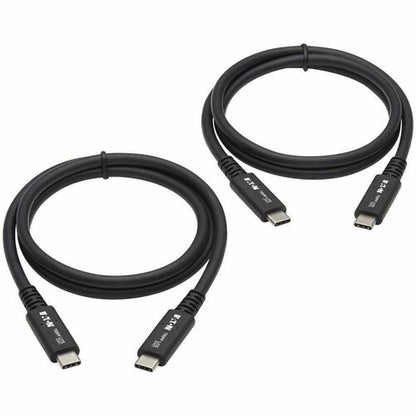 Tripp Lite by Eaton USB4 40Gbps Cable (M/M)-USB-C, 8K 60 Hz, 100W PD Charging, B