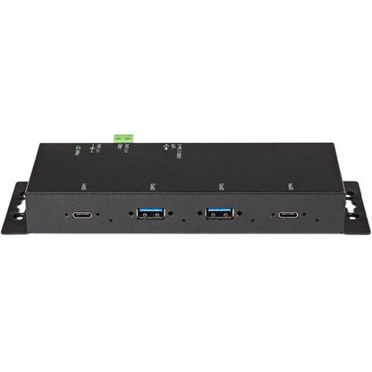 StarTech.com Concentrador USB-C industrial de metal de 4 puertos y 10 Gbps, 2 puertos USB-C y 2 puertos USB