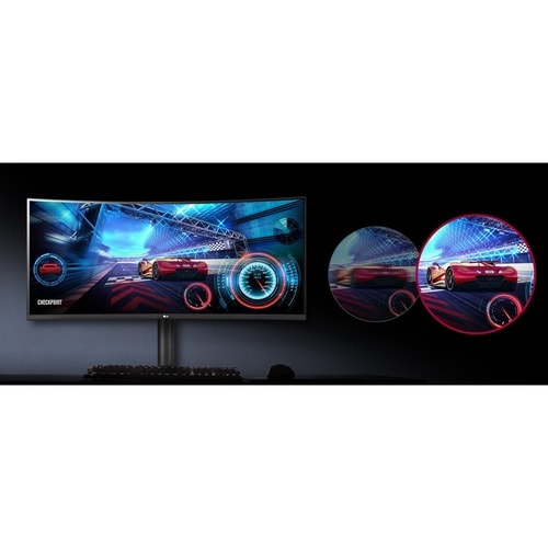 LG Ultrawide 34WP65C-B 34\" Class UW-QHD Curved Screen Gaming LCD Monitor