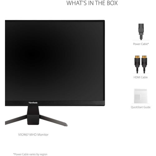 Moniteur LED Full HD ViewSonic Entertainment VX2467-MHD 24 pouces - 16:9