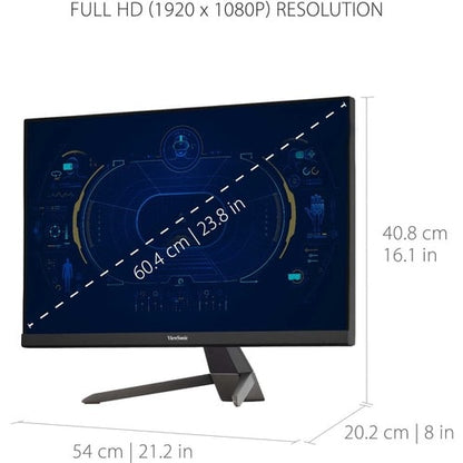 Moniteur LED Full HD ViewSonic Entertainment VX2467-MHD 24 pouces - 16:9