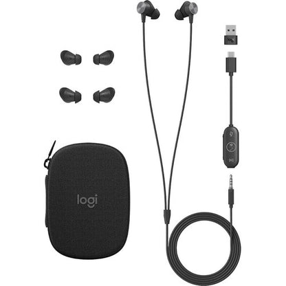 Logitech Zone Wired Earbuds - Stereo - Mini