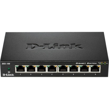 CONMUTADOR DE ESCRITORIO NO ADMINISTRADO DE 8 PUERTOS GIGABIT