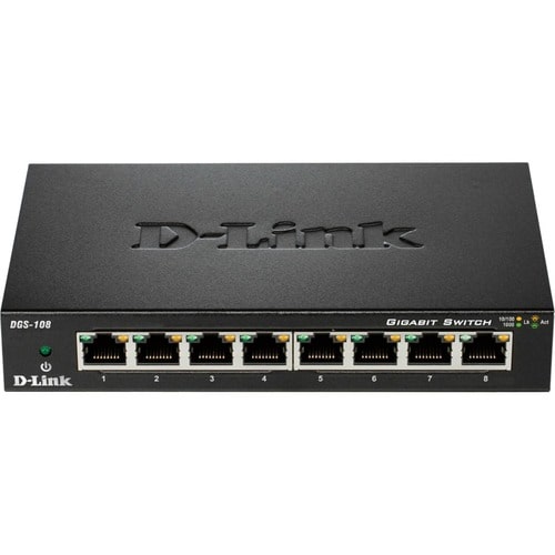 COMMUTATEUR DE BUREAU NON GÉRÉ 8 PORTS GIGABIT