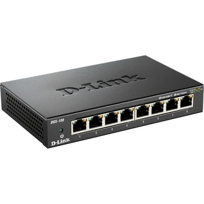 CONMUTADOR DE ESCRITORIO NO ADMINISTRADO DE 8 PUERTOS GIGABIT