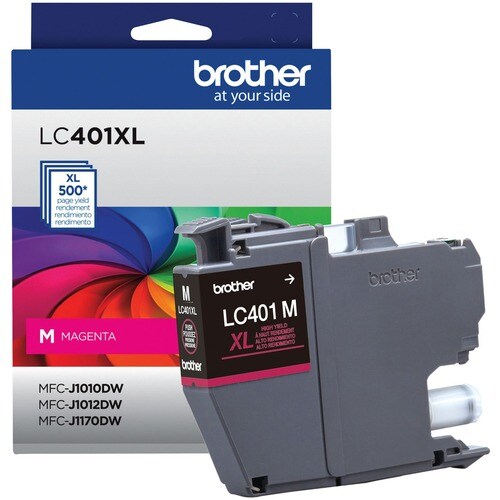 Cartouche d'encre jet d'encre haute capacité d'origine Brother LC401XLMS -