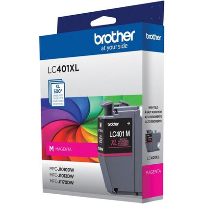Cartouche d'encre jet d'encre haute capacité d'origine Brother LC401XLMS -