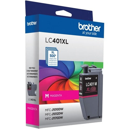 Cartouche d'encre jet d'encre haute capacité d'origine Brother LC401XLMS -