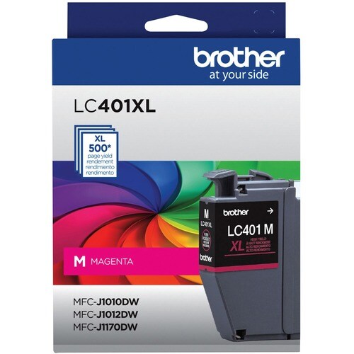Cartouche d'encre jet d'encre haute capacité d'origine Brother LC401XLMS -