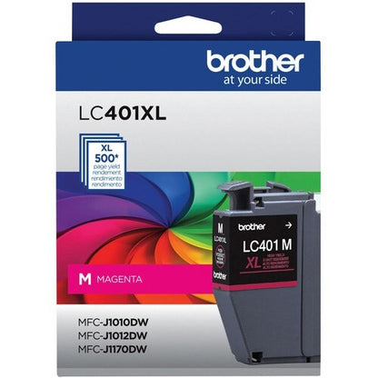 Cartouche d'encre jet d'encre haute capacité d'origine Brother LC401XLMS -