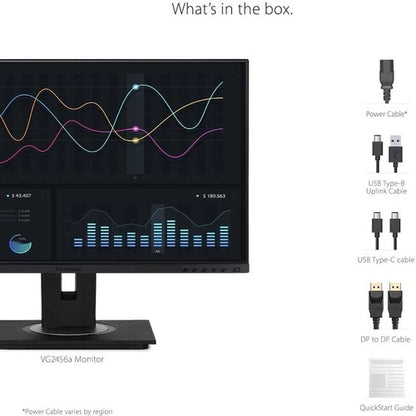 Écran Viewsonic 24 pouces, dalle IPS, résolution 1920 x 1080 - 23,8 pouces visibles - en