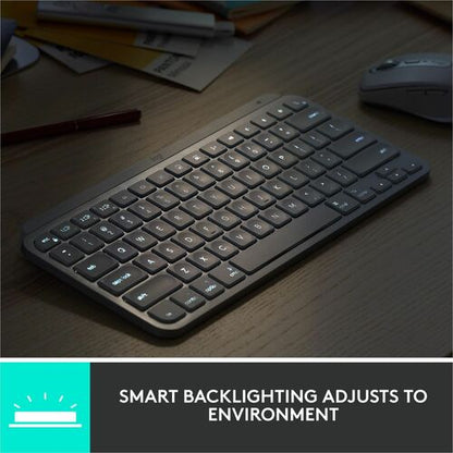 Logitech MX Keys Mini (Rose) - Connectivité sans fil - Bluetooth