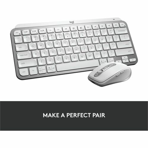 Logitech MX Keys Mini (gris pâle) - Connectivité sans fil - Bluetooth