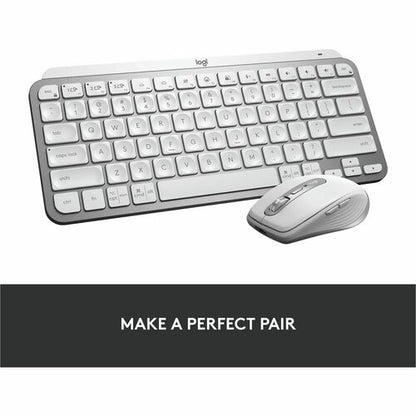 Logitech MX Keys Mini (gris pâle) - Connectivité sans fil - Bluetooth