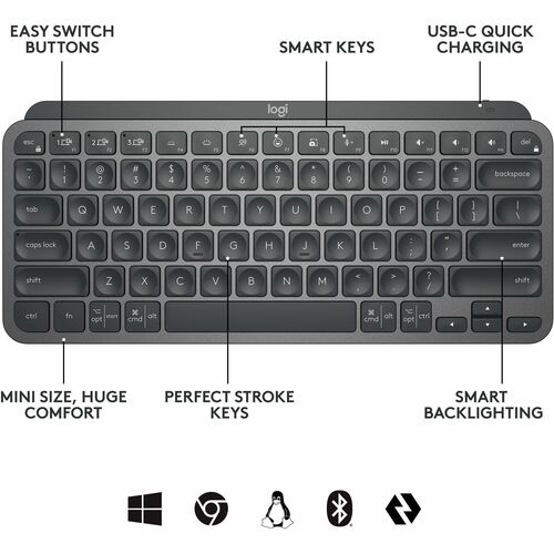 MX KEYS MINI POUR ENTREPRISE GRAPHITE