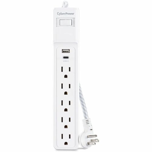 Cyber Power CyberPower P504UC 5-Outlets Surge Suppressor/Protector - 5