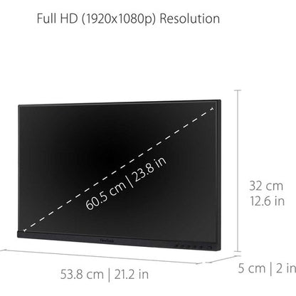 Moniteur LED Full HD ViewSonic Graphic VG2455_56a_H2 24 pouces - 16:9 - 23,8 pouces
