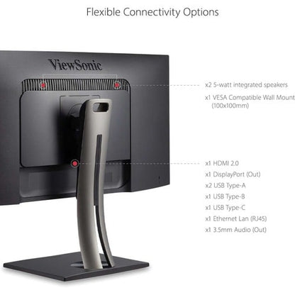 Monitor LED curvo ViewSonic ColorPro VP3881a de 38" UW-QHD+ - 21:9