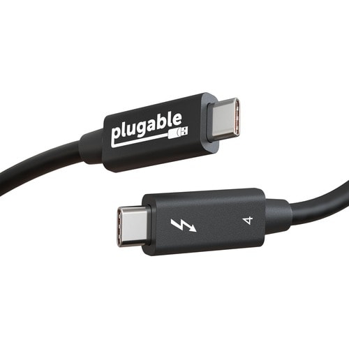Plugable Thunderbolt 4 Data Transfer Cable - 3.3 ft (1 m) Thunderbolt 4 Data Tra
