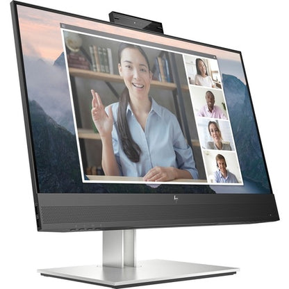 HP E24mv G4 24\" Class Webcam Full HD LCD Monitor - 16:9 - Black, Silver