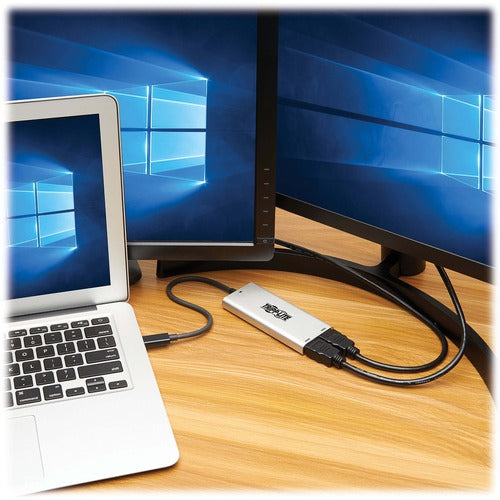 Tripp Lite by Eaton Dual-Monitor Thunderbolt 3 to HDMI Adapter (M/2xF) - 4K 60 Hz, 4:4:4,