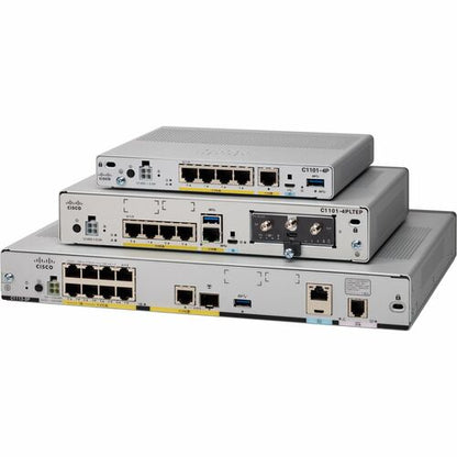 ISR1101 4PGEETHRNTANDLTESECURE ROUTRW/PLUGGBLE REMANUFACTURED