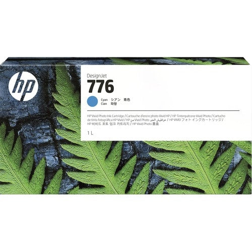 Cartucho de tinta original HP 776 para inyección de tinta (paquete cian)