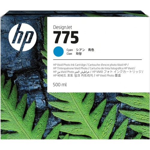 Cartouche d'encre jet d'encre HP 775 d'origine - Pack cyan - Jet d'encre