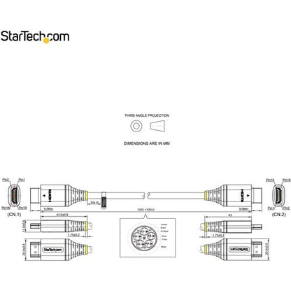 Cable HDMI 2.0 premium certificado de StarTech.com de 1 m (3 pies)