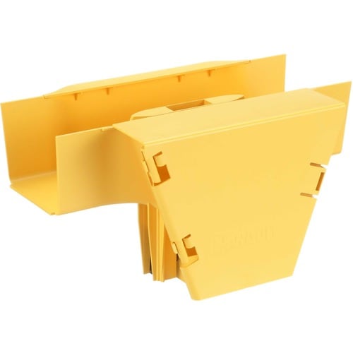 Panduit FiberRunner® Vertical Tee, 90°, 4x4, Yellow  - MOQ (minimum order quantity)10 MOV