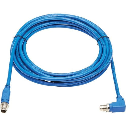 Tripp Lite by Eaton NM12-603-10M-BL M12 X-Code Cat6 Ethernet Cable, M/M, Blue, 1