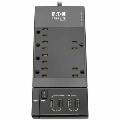 Tripp Lite by Eaton Safe-IT TLP68UBAM 10-Outlets Surge Suppressor/Prot