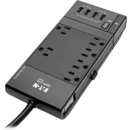 Tripp Lite by Eaton Safe-IT TLP68UBAM 10-Outlets Surge Suppressor/Prot