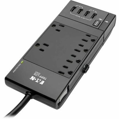 Tripp Lite by Eaton Safe-IT TLP68UBAM 10-Outlets Surge Suppressor/Prot